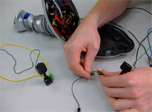 Working in the lab