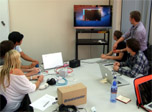 Team Pong with custom-made Arduino board input device (to get going)